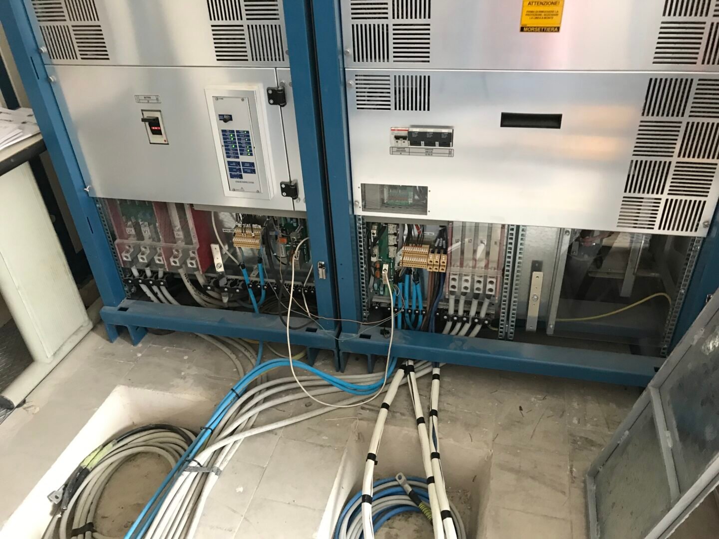 Quadri elettrici realizzati internamente